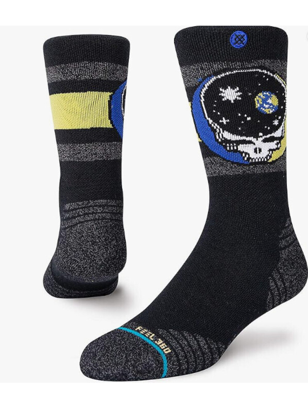 Stance Space Your Face Black MD (US Men's Shoe 6-8.5, Women's Shoe 8-10.5)